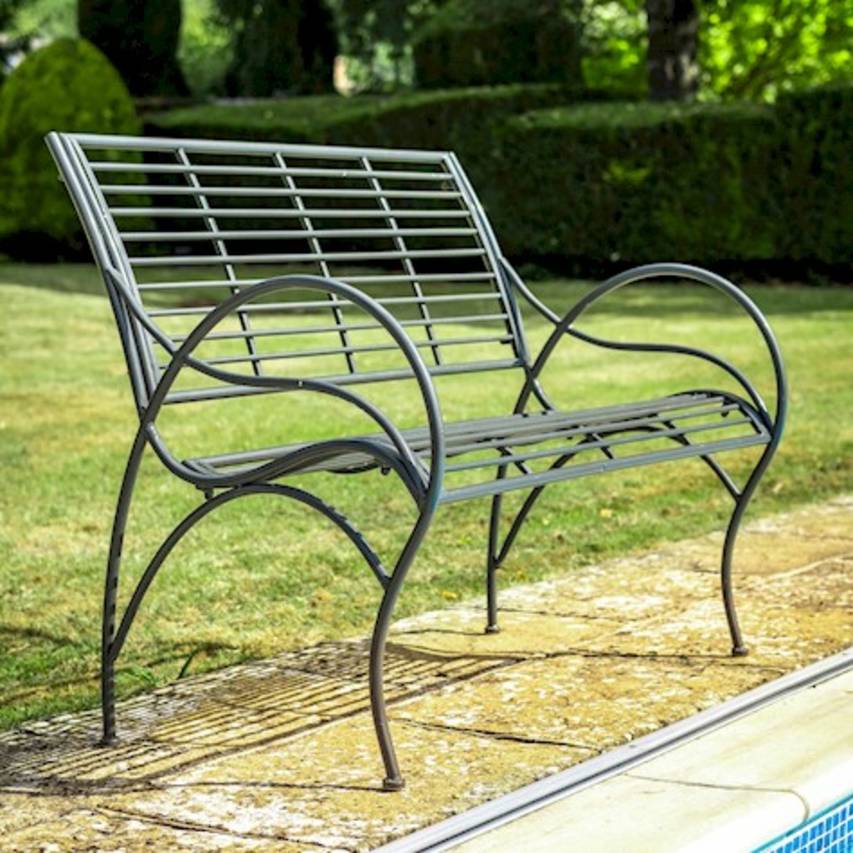 Amalfi bench - umbra grey