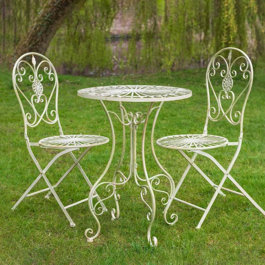 Blaisdon bistro set - cream