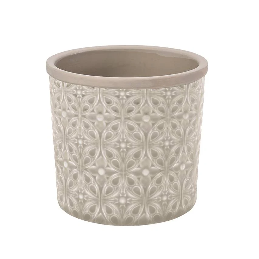 Porto glazed pot - grey - Image 2