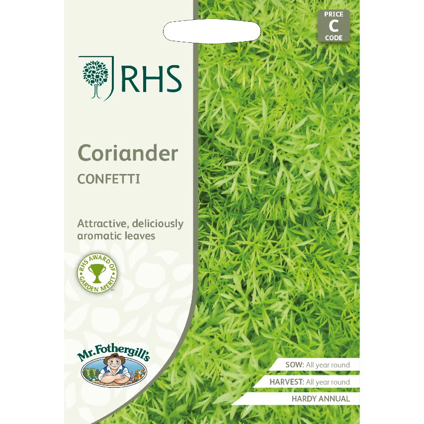 RHS coriander 'Confetti'