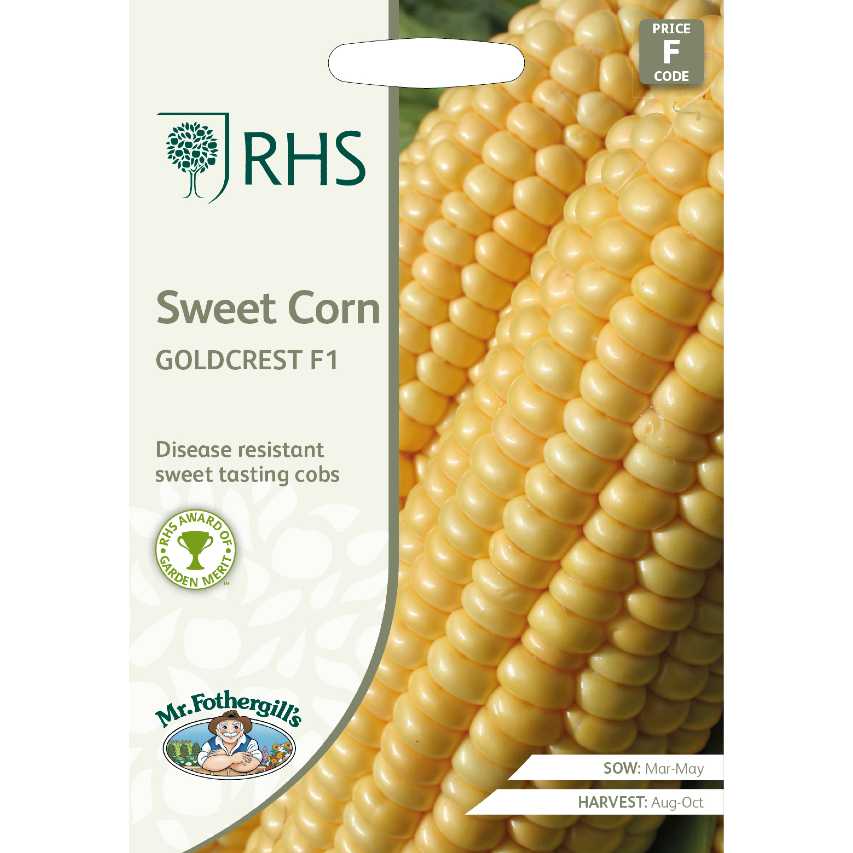 RHS sweet corn 'Goldcrest' F1