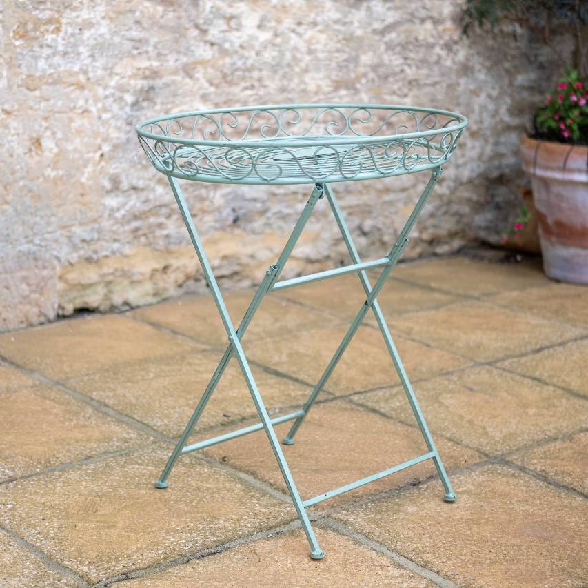 Woodland butlers table - green