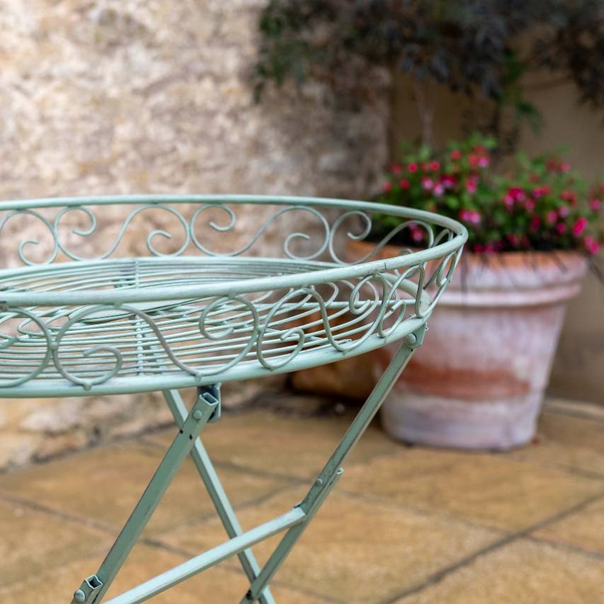 Woodland butlers table - green - Image 3
